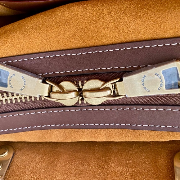 Coach Signature Jacquard Rogue Satchel 0 EUC - Picture 15 of 16